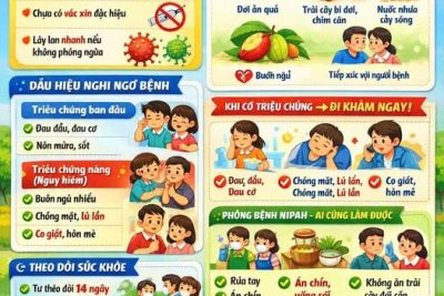 THÔNG BÁO PHÒNG, CHỐNG DỊCH BỆNH VIRUS NIPAH