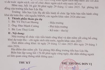 Công khai dự toán thu chi NSNN 2026